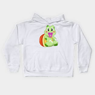 Turtle Baby Pacifier Kids Hoodie